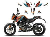 Deko-Kit BLACKBIRD Onerace KTM 125/200/390 Duke