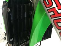 AXP Kühlerschutz aus Aluminium - Kawasaki KX250F