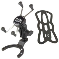 RAM MOUNTS X-Grip Phone Holder Short Arm Small Gas Tank Base - Large Phones