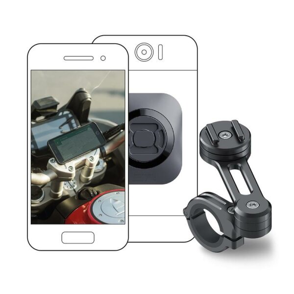 SP-CONNECT Moto Bundle fixed on Handlebar Universal