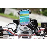 RAM MOUNTS X-Grip® Medium Arm Phone Holder with Medium Handlebar Base