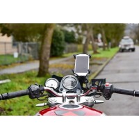 RAM MOUNTS X-Grip® Medium Arm Phone Holder with Handlebar U-Bolt Base - Large Phones