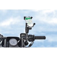 RAM MOUNTS X-Grip® Medium Arm Phone Holder with Brake/Clutch Reservoir U-Bolt Base