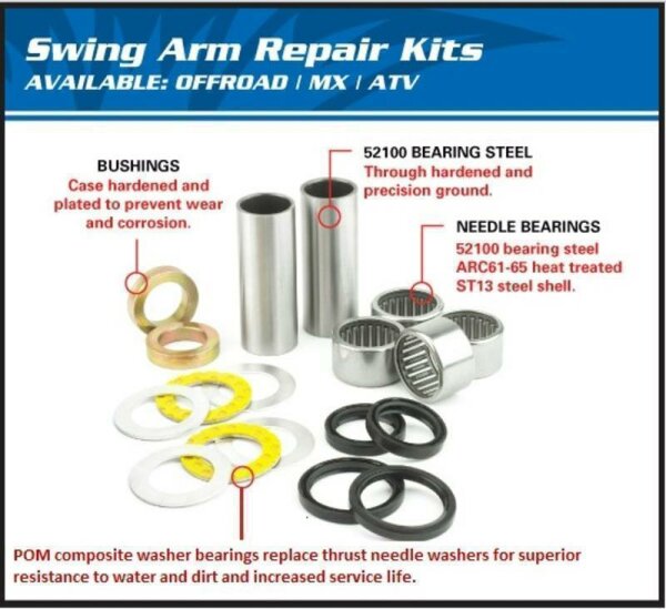 REPARATURKIT SCHWINGE FÜR CR80R 96-97