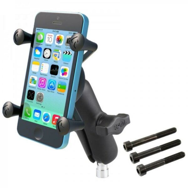 RAM MOUNTS X-Grip® Medium Arm Phone Holder with Bar Mount Base