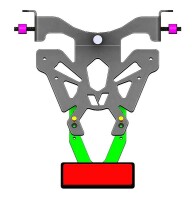 V PARTS Kennzeichenhalter schwarz Honda CB1000R