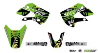 KUTVEK Tracx Deko-Kit grün Kawasaki KX65