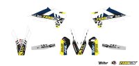 KUTVEK Tracx Aufkleber-Kit Blau Husqvarna TC65