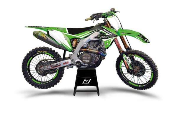 BLACKBIRD Dream 4 Graphic Kit - Kawasaki KX85