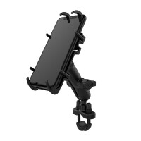 RAM MOUNTS Quick-Grip Medium Arm Phone Holder Handlebar U-Bolt Base