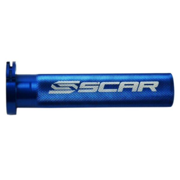 SCAR Gasgriffhülse Aluminium mit Kugellager blau