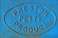 PRESTON PETTY Vintage Muder Kotflügel vorne blau...