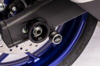 GILLES TOOLING GTA Gabel- und Schwingenschutz (Radachse) Schwarz Yamaha YZF-R3