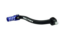 SCAR Schalthebel schwarz matt/Endstück blau Yamaha YZ250F