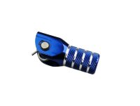 SCAR Schalthebel schwarz matt/Endstück blau Yamaha YZ250F