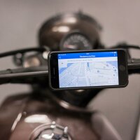 SP-CONNECT Moto Bundle fixed on Mirror Universal