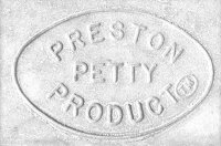 PRESTON PETTY Nummerntafel vorne oval weiß - 3er-Pack