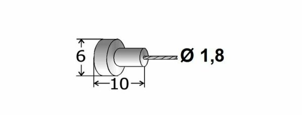 TRANSFIL Bremszug anpassbar - 2,25m