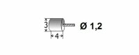 TRANSFIL Gaszug anpassbar - 2,5m