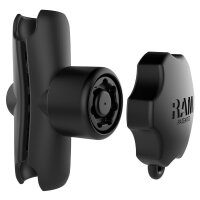 RAM MOUNTS Double Socket Medium Arm - Pin-Lock