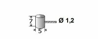 TRANSFIL Gaszug anpassbar - 2m