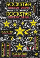 BLACKBIRD Rockstar Energy Sticker-Tafel