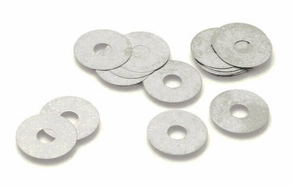 INNTECK Dämpferplättchen Stahl Innen-Ø 6 mm x Außen-Ø 10 mm x Dicke 0,15 mm 10 Stk