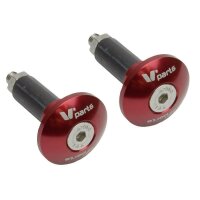 V-PARTS Lenkerendenschutz Ø12-18mm rot