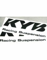 KYB Fork Sticker White