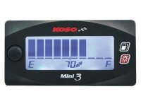 fuel gauge Koso Fuel Meter Mini Style 3 with white back...