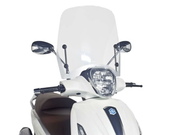 Windschild Puig T.S. transparent / klar für Piaggio Beverly 125, 300 (11-14)