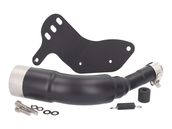 exhaust mounting kit incl. connecting pipe REMUS RS black for Vespa GTS, GTS Super 300 HPE Euro4 2019-