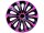 EXTRA STRONG Radkappen pink - schwarz 14", 4 Stk