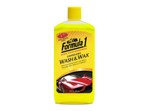 Formula1 CARNAUBA WASH & WAX Shampoo mit Wachs, 473 ml