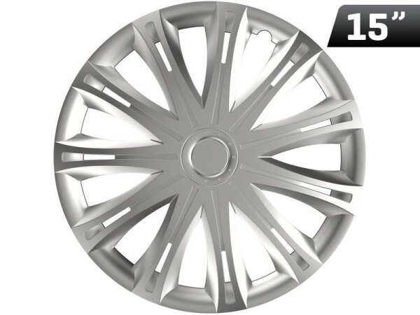 Spark Silber 15" Radkappe, 1 Stk