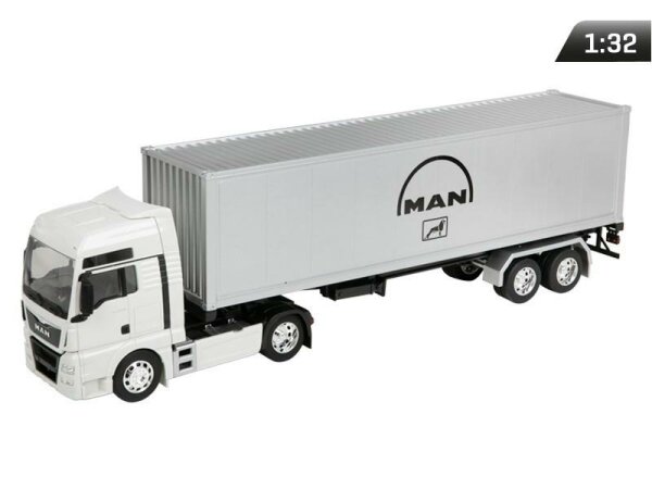 Modell 1:32, MAN TGX, weißsilber