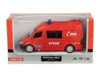 Modell 1:32, Mercedes-Benz, Guard, rot, mit Licht und Sprachsignalen