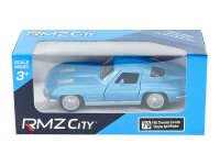 Modell 1:32, RMZ 1963 Chevrolet Corvette Stingray Split Window, blau