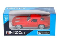 Modell 1:32, RMZ 1963 Chevrolet Corvette Stingray Split Window, Rot