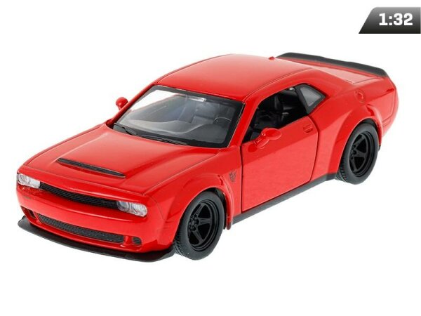 Modell 1:32, RMZ Dodge Challenger SRT, rot