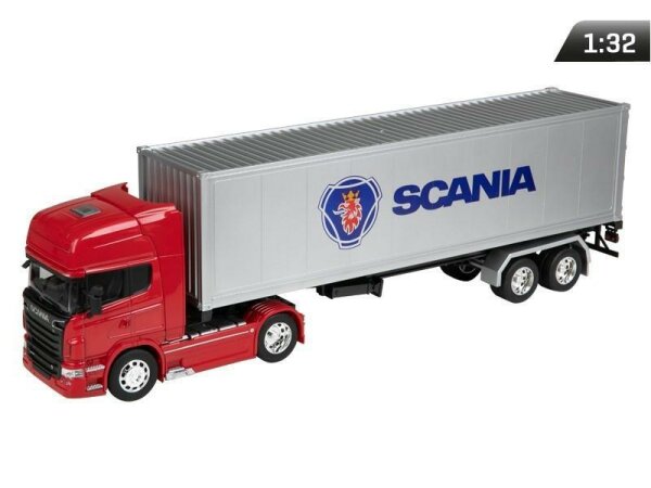 Modell 1:32, SCANIA V8 R730, rotsilber (C32671SVRCS)