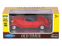 Modell 1:34, 1939 CITROËN 11B Traction Avant Cabrio, rot (A008751C1TC)