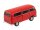 Modell 1:34, 1972 VW T2, rot (A880VWT2C)