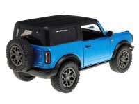 Modell 1:34, 2022 Ford Bronco Hard Top, blau (A11768N)