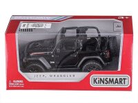 passend für kompatibel mit -  1:34, Kinsmart, 2018 Jeep Wrangler schwarz