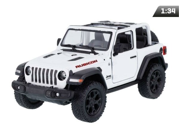 passend für kompatibel mit -  1:34, Kinsmart, 2018 Jeep Wrangler weiß (A750JWBI)