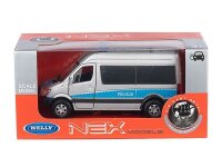 Modell 1:34, Mercedes-Benz Sprinter POLIZEI, silber (A884MBSPOS)