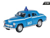 Modell 1:34, PRL Warszawa 224 CIVIL MILICJA, blau (A884W224MON)