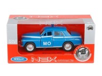 Modell 1:34, PRL Warszawa 224 CIVIL MILICJA, blau (A884W224MON)