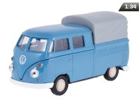 passend für kompatibel mit -  1:34, Volkswagen T1 Cabin Pick Up, blaugrau (A00880T1NS)